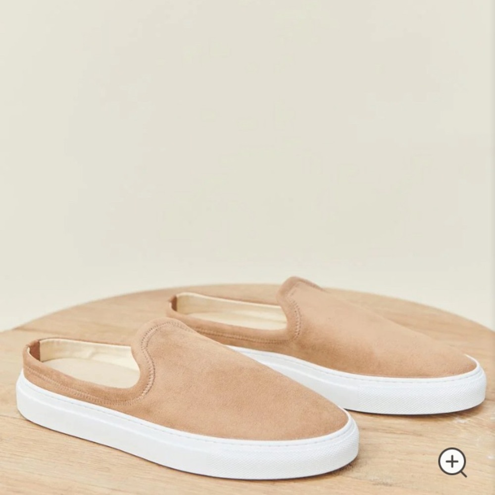 Jenni Kayne Suede Slider Sneaker Honey Sz 39